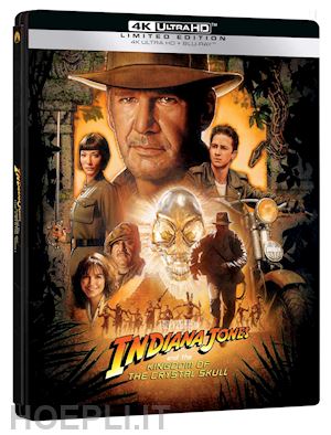 steven spielberg - indiana jones e il regno del teschio di cristallo (steelbook) (4k ultra hd+blu-ray)