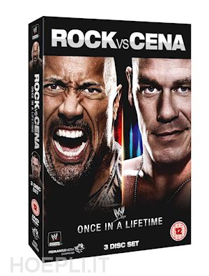  - wrestling: wwe - rock vs cena  once in a lifetime (3 dvd) [edizione: regno unito]