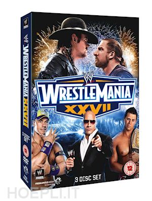  - wrestling: wwe - wrestlemania 27 (3 dvd) [edizione: regno unito]