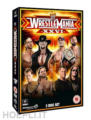  - wrestling: wwe - wrestlemania 26 (3 dvd) [edizione: regno unito]