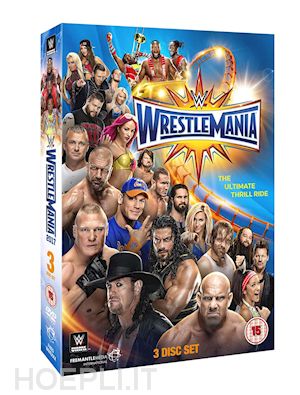  - wrestling: wwe - wrestlemania 33 (3 dvd) [edizione: regno unito]