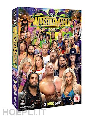  - wrestling: wwe - wrestlemania 34 (3 dvd) [edizione: regno unito]