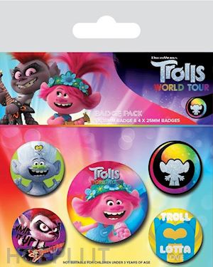 Trolls: Pyramid - World Tour (Pin Badge Pack) 