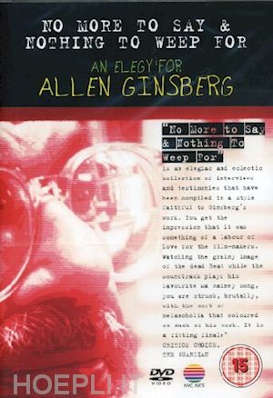 colin still - allen ginsberg - no more to say & nothing to weep for