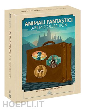 david yates - animali fantastici 3 film collection (travel art) (3 4k ultra hd+3 blu-ray)