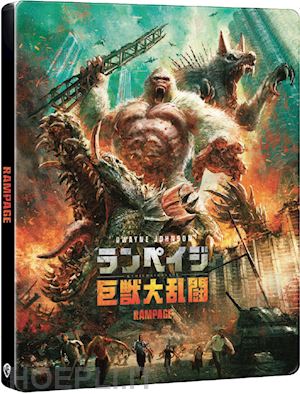 brad peyton - rampage - furia animale (japanese steelbook) (4k ultra hd+blu-ray)