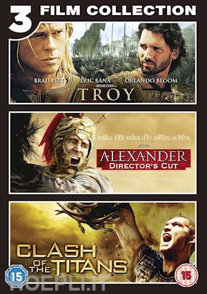 louis leterrier;wolfgang petersen;oliver stone - troy / alexander / clash of the titans (3 dvd) [edizione: regno unito]