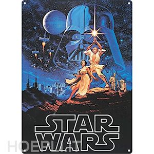 merchandising - star wars: a new hope (targa metallica)