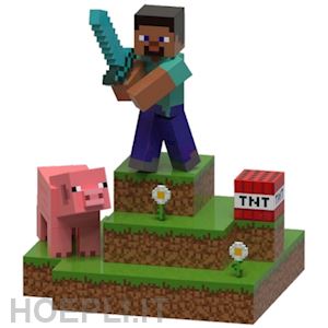 Minecraft Steve Diorama (Lampada) 