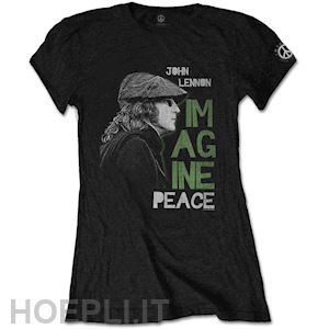  - john lennon: imagine peace (t-shirt donna tg. m)