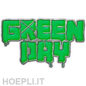  - green day: green day pin badge: logo (enamel in-fill)