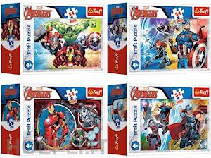 aa vv - marvel: trefl - puzzle 54 pz mini - avengers - heroes
