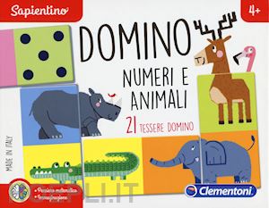 aa.vv. - clementoni: sapientino - domino numeri e animali!