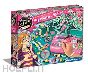 Clementoni: Bambina Giochi Creativi Crazy Chic - My Charms Lab