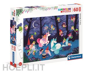  - clementoni: puzzle 60 pz - fairy woods