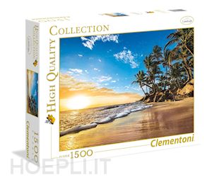  - clementoni: puzzle 1500 pz - high quality collection - tropical sunrise