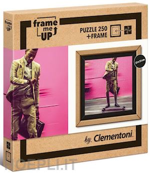  - clementoni: frame me up - living faster (puzzle 250 pz + frame)