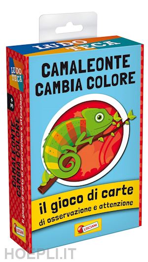  - lisciani: ludoteca - le carte dei bambini - camaleonte cambia colore