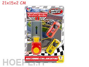 aa,vv - teorema: teo's - macchinine racing con lanciatore (assortimento)