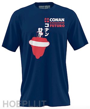  - conan, il ragazzo del futuro: fly blue (t-shirt unisex tg. s)
