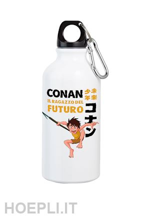  - conan, il ragazzo del futuro: borraccia white