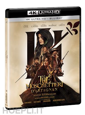 martin bourboulon - tre moschettieri - d'artagnan (4k ultra hd+blu-ray hd)