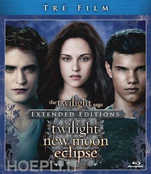 catherine hardwicke;david slade;chris weitz - twilight / new moon / eclipse (versioni estese) (3 blu-ray)