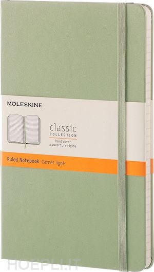 aa.vv. - notebook. large, ruled, hard cover, willow green
