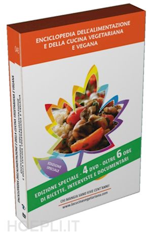 aa.vv. - enciclopedia della cucina vegetariano e vegana (4 dvd)