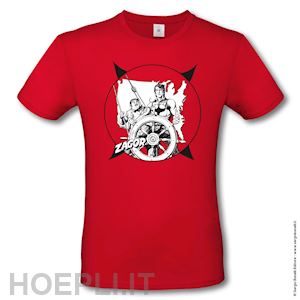  - zagor: odissea americana red (t-shirt unisex tg. s)