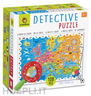 aa.vv. - la mappa dell'europa. detective puzzle