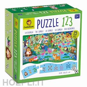 aa.vv. - la giungla. puzzle 123