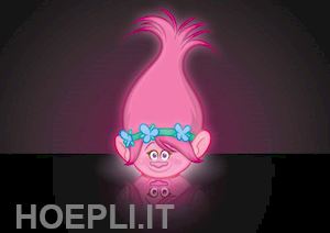 aa.vv. - trolls - luce da notte a forma di poppy 15 cm