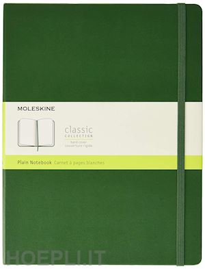 aa.vv. - moleskine: taccuino xl copertina rigida pagina bianca verde mirto