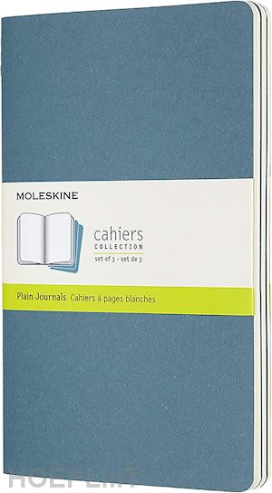 aa.vv. - moleskine: quaderno large pagina bianca blu brisk
