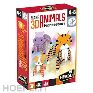 aa.vv. - headu: montessori - make 3d animals