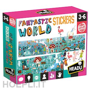 aa.vv. - headu: fantastic world stickers puzzle