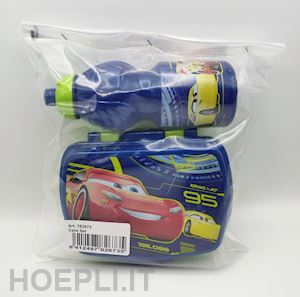 Cars 3 - Set Portamerenda E Borraccia - Joy Toy