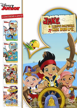 howy parkins - jake e i pirati dell'isola che non c'e' collection (4 dvd)
