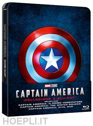 joe johnston;anthony russo;joe russo - captain america trilogy (3 blu-ray) (steelbook)
