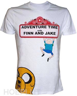 terminal video - adventure time: finn and jake (t-shirt unisex tg. m)