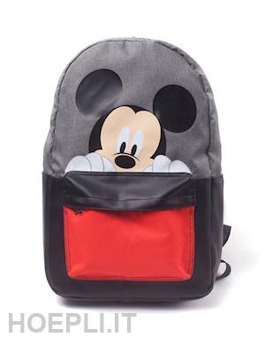  - disney: mickey mouse placement printed black (zaino)