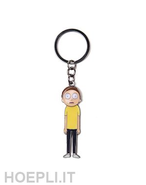  - rick and morty: morty with movable head metal multicolor (portachiavi)