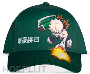  - my hero academia: katsuki bakugo green (cappellino)