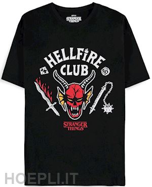  - stranger things: hellfire club (t-shirt unisex tg. 2xl)