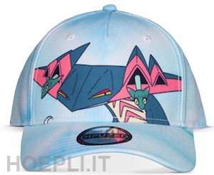  - pokemon: dragapult men's snapback cap blue (cappellino)