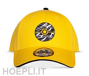  - pokemon: men's adjustable cap yellow (cappellino)