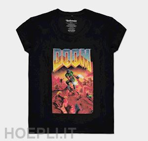  - doom: black (t-shirt donna tg. m)