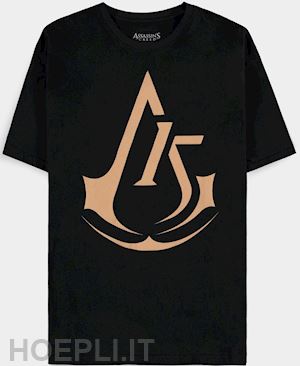  - assassin's creed: men's black 01 (t-shirt unisex tg. s)