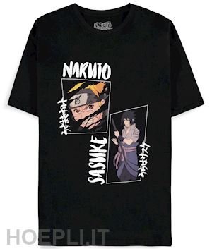  - naruto shippuden: men's black 01 (t-shirt unisex tg. m)
